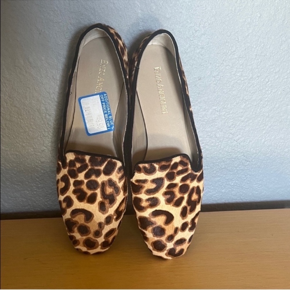 Enzo Angiolini Animal Print Flats